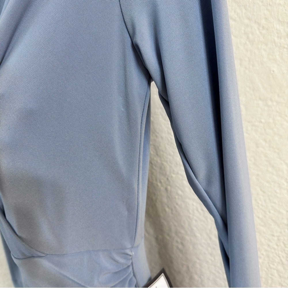 Betsy & Adam Long Blue Dress – Size 4 – New - Picture 5 of 10